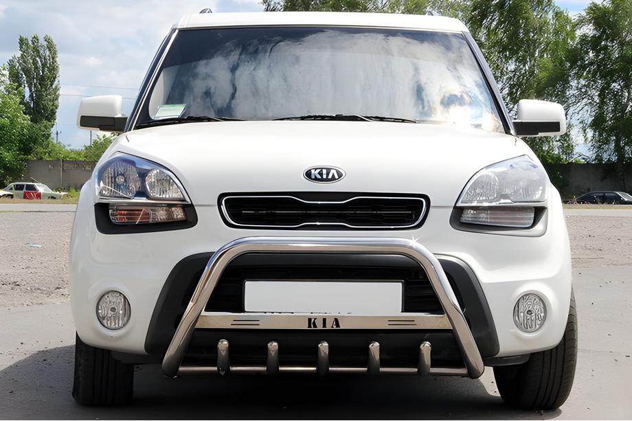 Kia Soul I 2008–2013 Predný ochranný rám (nerez) Image