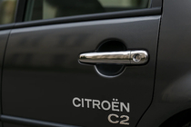 Citroen C-2 2003–2009 Nerezové kryty kľučiek (2 ks.) Carmos - turecká oceľ fotografia 4