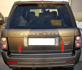 Range Rover III L322 2002–2012 Nerezová lišta hrany kufra fotografia 1