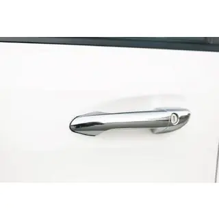 Chrómové kryty kľučiek (4 ks, nerez) Mercedes ML W164 2005–2011 fotografia 3