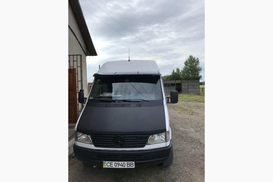 Mercedes Sprinter W901/902/903/904/905 1995–2006 Slnečná clona na čelné sklo (čierny lesk, 5 mm) Fotografia 9