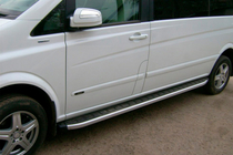Mercedes Viano 2004–2014 Bočné prahy Альянс (2 ks, hliník) fotografia 1