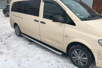 Mercedes Viano 2004–2014 Bočné prahy Альянс (2 ks, hliník) fotografia 8