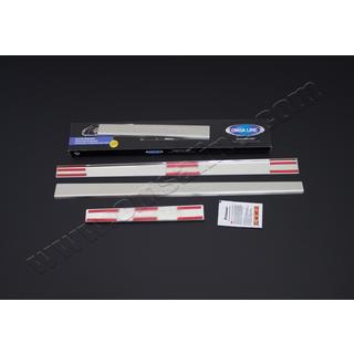 Nerezové lišty prahov OmsLine Alfa Romeo 147 2000–2010 fotografia 4