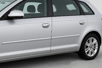 Audi A3 2003–2012 Nerezové kryty kľučiek dverí 2003-2008 fotografia 1