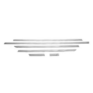 Dverné lišty (sada 6 ks, nerezová oceľ) fotografia 2