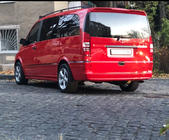 Mercedes Vito W639 2004–2014 Bočné prahy Exclusive (2 ks, na lakovanie) Krátky/stredný rázvor fotografia 3