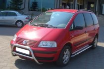 Ford Galaxy 1995–2006 Predný ochranný rám WT005 (nerez) fotografia 3