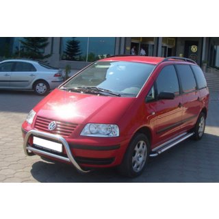 Predný ochranný rám WT005 (nerez) Ford Galaxy 1995–2006 fotografia 3