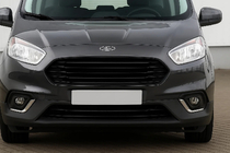 Ford Courier 2014–2023 Chrómové kryty hmloviek (2018↗, 2 ks, nerez) fotografia 1