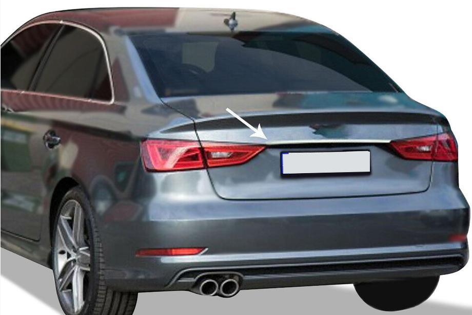Audi A3 2012–2020 Lišta nad ŠPZ Sedan (nerez) Image