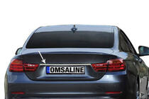 BMW 4 séria F32/F33/F36 2012–2020 Nerezová lišta nad ŠPZ fotografia 1
