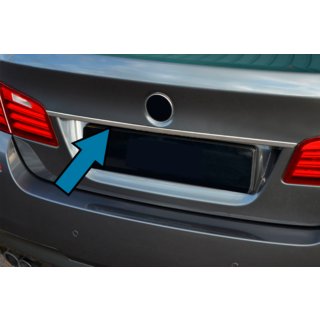 Nerezová lišta nad ŠPZ SD BMW 5. rad F10/F11 2010–2016 fotografia 1