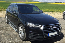Audi Q7 2015–2026 Bočné nášľapy Maya V4 (2 ks, hliník) fotografia 9