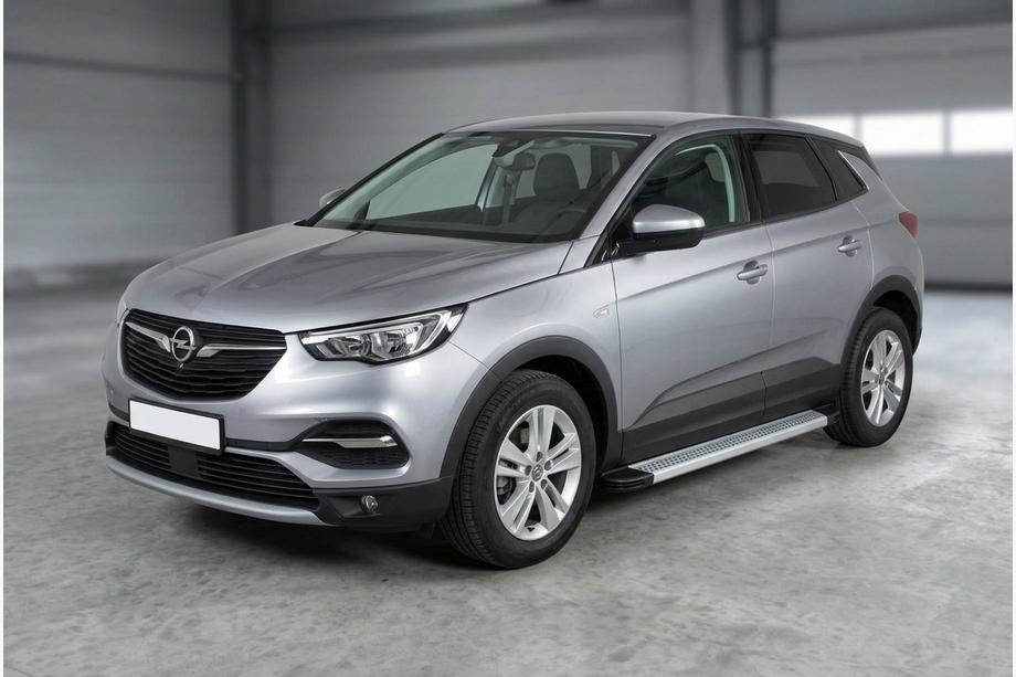 Opel Grandland X 2017– Bočné nášľapy Maya V2 (2 ks, hliník) Image