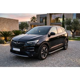 Bočné nášľapy Maydos V1 (2 ks, hliník / nerez) Opel Grandland X 2017– fotografia 1