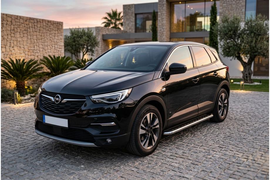 Opel Grandland X 2017– Bočné nášľapy Maydos V1 (2 ks, hliník / nerez) Image