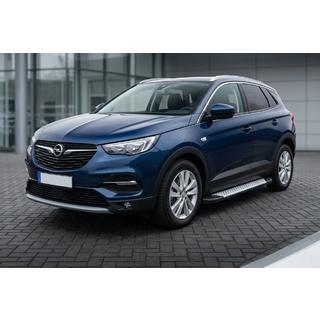 Bočné nášľapy Allmond Grey (2 ks, hliník) Opel Grandland X 2017– fotografia 1