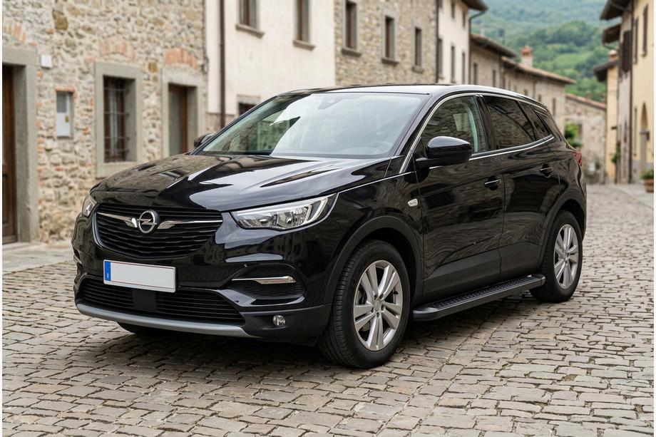 Opel Grandland X 2017– Bočné nášľapy Allmond Black (2 ks, hliník) Image