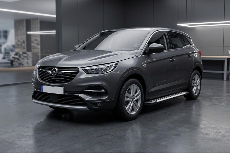 Opel Grandland X 2017– Bočné nášľapy Line (2 ks, hliník) Image