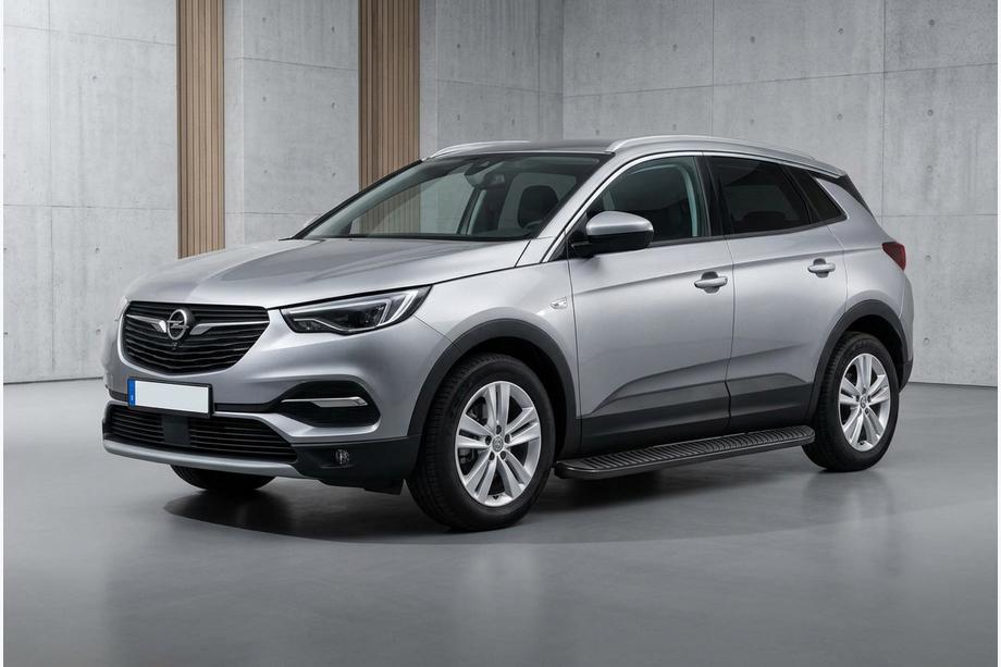 Opel Grandland X 2017– Bočné nášľapy Tayga Black (2 ks, hliník) Fotografia 1
