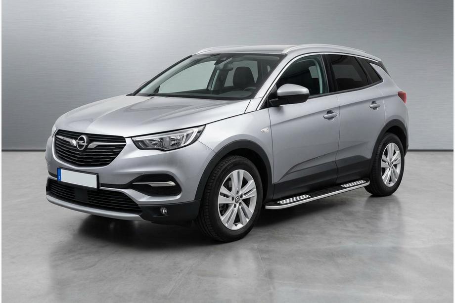Opel Grandland X 2017– Bočné prahy Tayga V2 (2 ks, hliník) Image