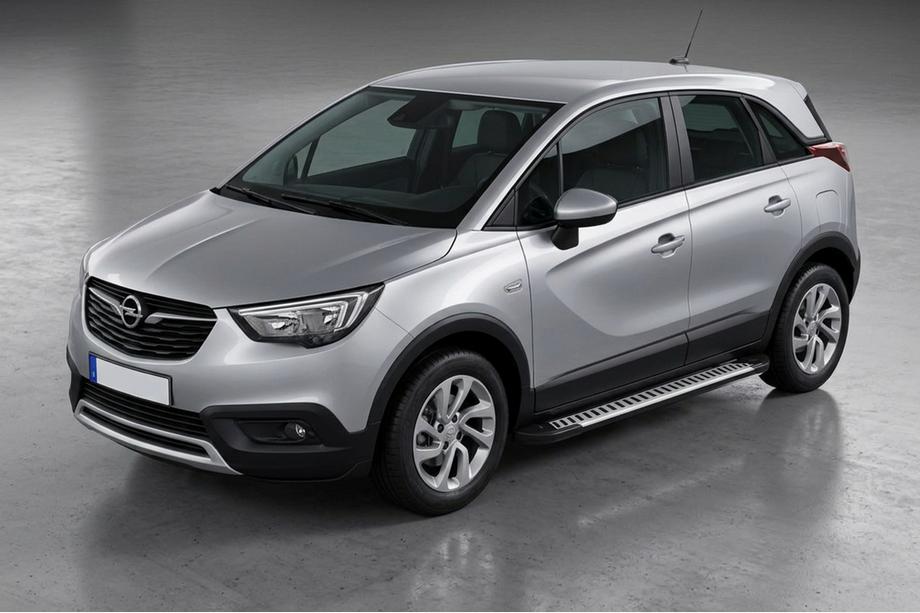 Opel Crossland X 2017–2024 Bočné nášľapy Line (2 ks, hliník) Image