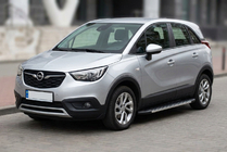 Opel Crossland X 2017–2024 Bočné nášľapy Duru (2 ks, hliník) fotografia 1