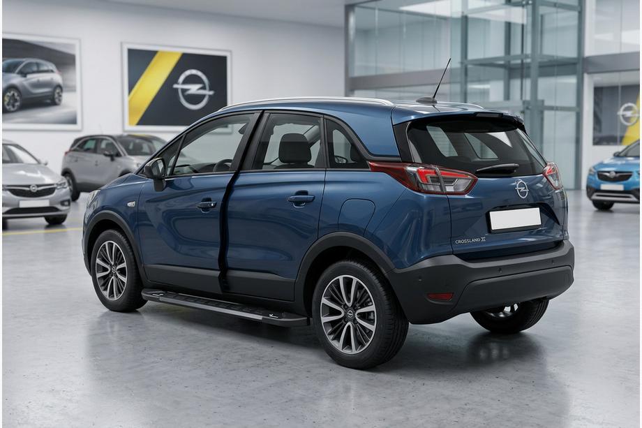 Opel Crossland X 2017–2024 Bočné nášľapy RedLine Black (2 ks, hliník) Image