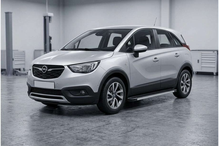 Opel Crossland X 2017–2024 Bočné prahy Maya V1 (2 ks, hliník) Image