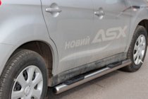 Mitsubishi Eclipse Cross 2017– Bočné prahové rúrky BB002 (2 ks, nerez) fotografia 1