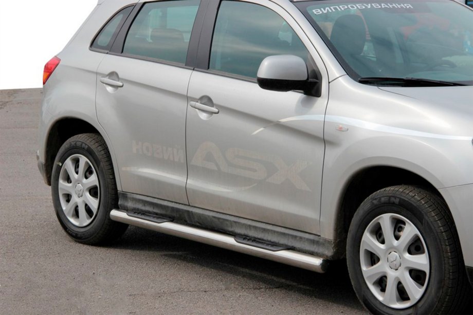 Mitsubishi Eclipse Cross 2017– Bočné prahové rúrky BB002 (2 ks, nerez) Fotografia 2