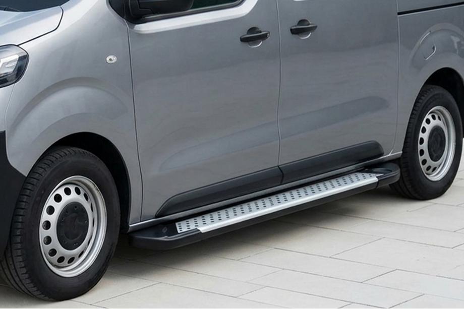 Citroen Jumpy/Dispatch 2017– Bočné nášľapy Allmond Grey (2 ks, nerez.) Image