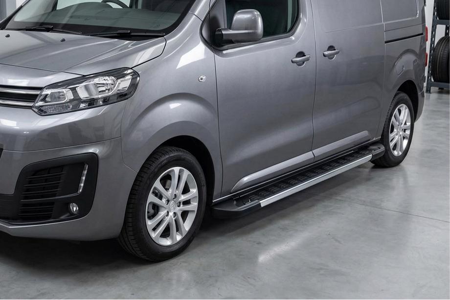 Citroen Jumpy/Dispatch 2017– Bočné nášľapy RedLine V1 (2 ks, hliník) Image