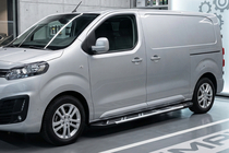 Citroen Jumpy/Dispatch 2017– Bočné prahy Sunrise (2 ks, hliník) M - stredný rázvor fotografia 1