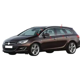 Kompletné lemovanie okien (Sport Tourer, 12 ks, nerez)