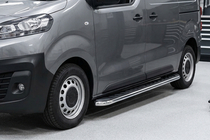 Toyota Proace 2016– Bočné nášľapy Maydos V1 (2 ks, hliník / nerez) XS – krátky rázvor fotografia 1