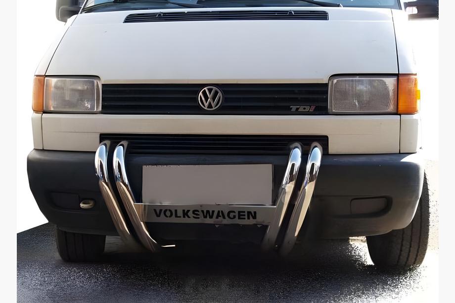 Volkswagen T4 Transporter 1990–2003 Predný ochranný rám ST006 (nerez) Image