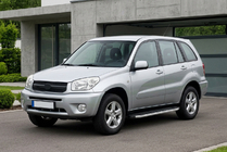 Toyota Rav 4 2001–2005 Bočné prahy Fullmond (2 ks, hliník) fotografia 1