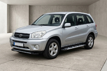 Toyota Rav 4 2001–2005 Bočné prahy Sunrise (2 ks, hliník) fotografia 1