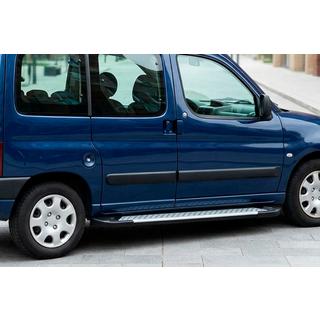 Bočné nášľapy Allmond Grey (2 ks, hliník) Peugeot Partner 1996–2008 fotografia 1