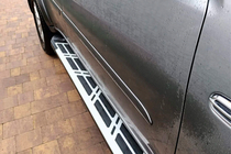 Mitsubishi Pajero Sport 2008–2015 Bočné prahy Sunrise (2 ks, hliník) fotografia 6