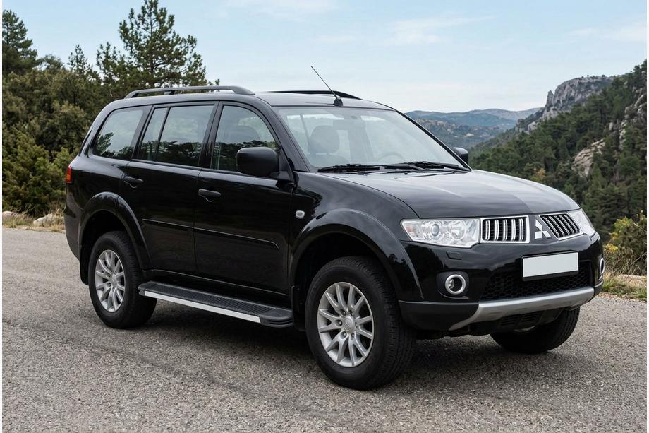 Mitsubishi Pajero Sport 2008–2015 Bočné prahy Maya V1 (2 ks, hliník) Image