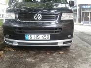 Volkswagen T5 Transporter 2003–2010 Predný spodný lip spojler ABT s canardmi (na lakovanie) fotografia 5