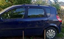 Renault Scenic/Grand 2003–2009 Strešné lyžiny čierne (2 ks) Dlhá verzia (Grande) fotografia 8