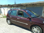 Renault Scenic/Grand 2003–2009 Strešné lyžiny čierne (2 ks) Dlhá verzia (Grande) fotografia 3