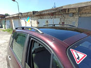 Renault Scenic/Grand 2003–2009 Strešné lyžiny čierne (2 ks) Dlhá verzia (Grande) fotografia 1