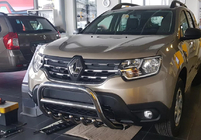 Renault Duster 2018–2024 Predný ochranný rám bez nápisu WT003 (nerez) fotografia 13