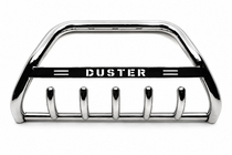 Dacia Duster 2018–2024 Predný ochranný rám (kengurin) s nápisom WT004 (nerez) fotografia 2
