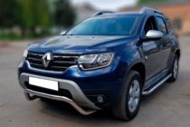 Dacia Duster 2018–2024 Predný ochranný rám (kengury) WT007 (nerez) fotografia 3